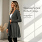 🌸LAST DAY SALE ONLY ￡16.99!!🌻🧥Women's Soft Knit Open-Front Cardigan – Elegant & Easy to Layer