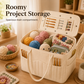 🎉Gift Idea 50% OFF💞🔥Multifunctional Zoned Storage Canvas Yarn Storage Bag with Needle Pockets