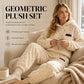 🥳2026 HOT SALE🥳💞50K+ SOLD!🍂 50% OFF!🔥 Embossed Geometric Plush Set – Timeless Comfort & Effortless Style For Every Occasion
