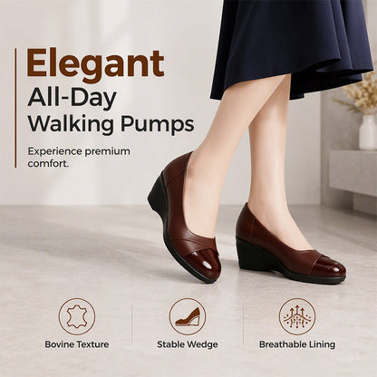 🏆Last Day-50% OFF❤️‍🔥Women's Comfortable Wedge Heel Pumps
