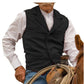⏳LAST DAY SALE ONLY￡15.99!🔥✨Men's Vintage Lapel Herringbone Tweed Vest👔🐴