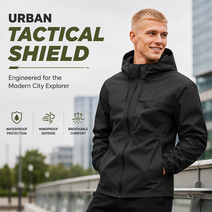 🎁💥LAST DAY SALE 50% OFF!!💞50K+ SOLD!🔥Men's Waterproof Oversized Hooded Jacket | The All-Weather Urban Jacket That’s Waterproof, Windproof & Actually Stylish.🧥🏆