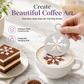 🎁💥LAST DAY SALE 50% OFF!!☕Stainless Steel Coffee Latte Art Stencil Template