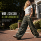 🍂Autumn Hot Sale 60% OFF🔥Women's Vintage Washed Wide-Leg Sweatpants
