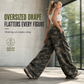 🍂Autumn Hot Sale 60% OFF🔥Women's Vintage Washed Wide-Leg Sweatpants