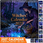 🎁💥LAST DAY SALE 50% OFF!!🔮 Mystical Witches Calendar 2027 | Gothic Wall Art