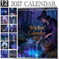 🎁💥LAST DAY SALE 50% OFF!!🔮 Mystical Witches Calendar 2027 | Gothic Wall Art