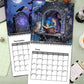 🎁💥LAST DAY SALE 50% OFF!!🔮 Mystical Witches Calendar 2027 | Gothic Wall Art