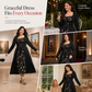 🥳AUTUMN HOT SALE🥳🍂50K+ SOLD!💥50% OFF! Women's Square Neck Lace Up Corset Maxi Dress with Floral Embroidered Mesh Panel🌸