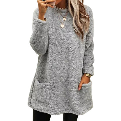 💖2026 Autumn’s Sale 50% OFF✨🍂Women's Warm Crew Neck Long Sleeve Top