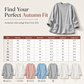 💖2026 Autumn’s Sale 50% OFF✨🍂Women's Warm Crew Neck Long Sleeve Top