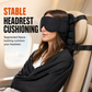 🥳2026 HOT SALE🥳💞50K+ SOLD!🔥  50% OFF!✈️Integrated Memory Foam Travel Pillow 😴and 3D Blackout Sleep Eye Mask Set for Travel Neck Support💤