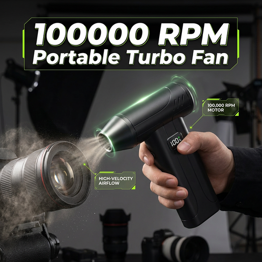 🎁💥LAST DAY SALE 50% OFF!!🌀High-Speed Air Duster & Blower-100000 RPM PORTABLE TURBO FAN