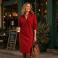 🍂Autumn Hot Sale 50% OFF🔥💖Women's 2026 Elegant Longsleeves Knit Pullover Dress