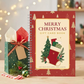 🔥🎁70% OFF!!!-Ready for Christmas!🎅Christmas Gift Card Booklet -👍DIY Spiral-Bound Christmas Gift Card Holder Book