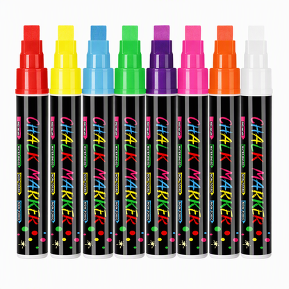 8 Colors Erasable Liquid Chalk Markers