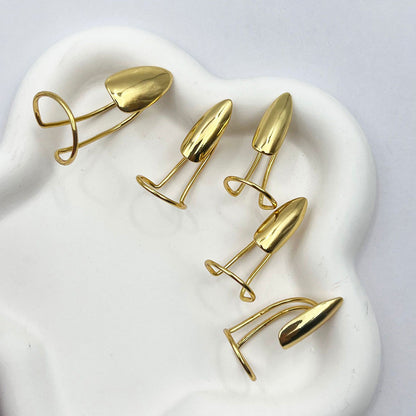 Add Metallic Edge Instantly! Adjustable Fingertip Nail Rings