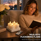 🖤🔥 Black Friday Sale - save 57% 🎄✨ Rechargeable Flameless LED Tea Light Candles 🕯️💖