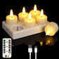 🖤🔥 Black Friday Sale - save 57% 🎄✨ Rechargeable Flameless LED Tea Light Candles 🕯️💖