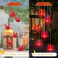 🔥BIG SALE🔥 - Solar Cardinal Wind Chime Light