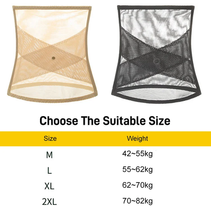 🔥BUY 1 GET 1 FREE🔥- Cross Mesh Girdle for Waist Shaping