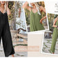 Loose Sleeveless Strap Stretchy Jumpsuit
